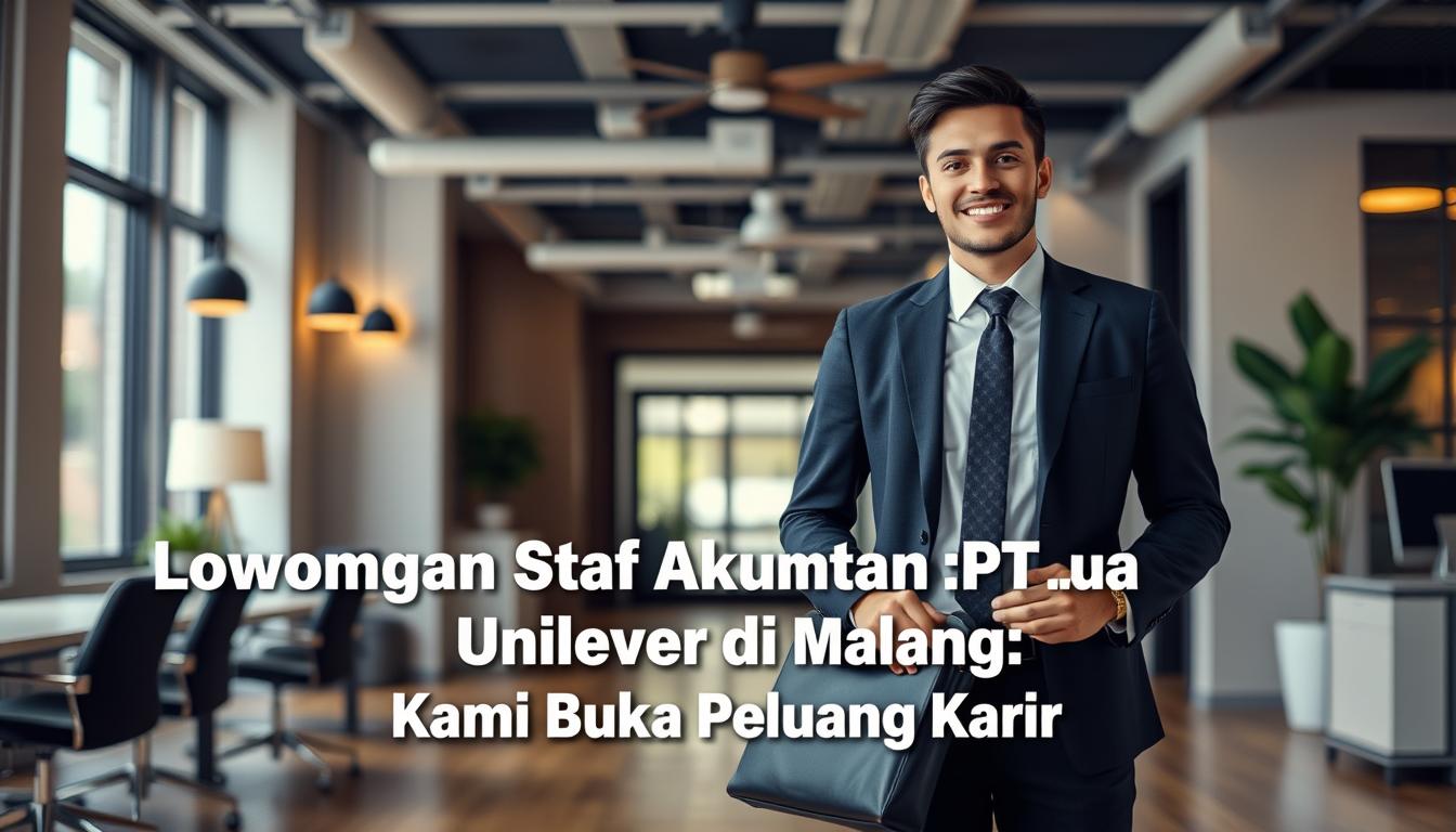 Lowongan Staf Akuntan PT Unilever di Malang