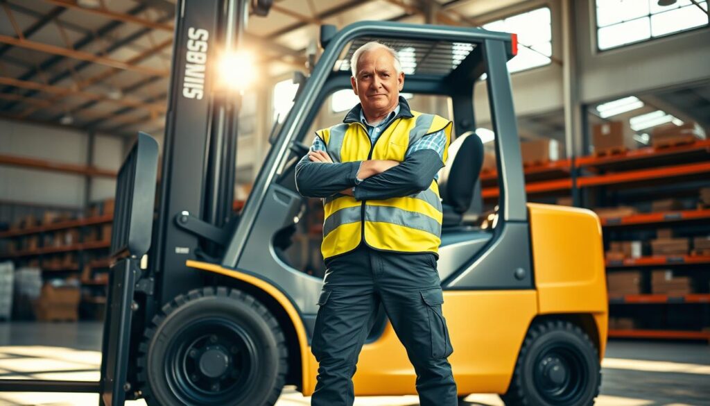 kriteria operator forklift